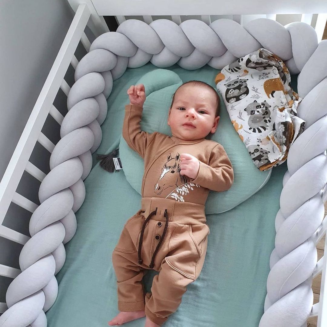 SleepSafe Baby Krippe Geflecht - Baby Krippe Stoßstange