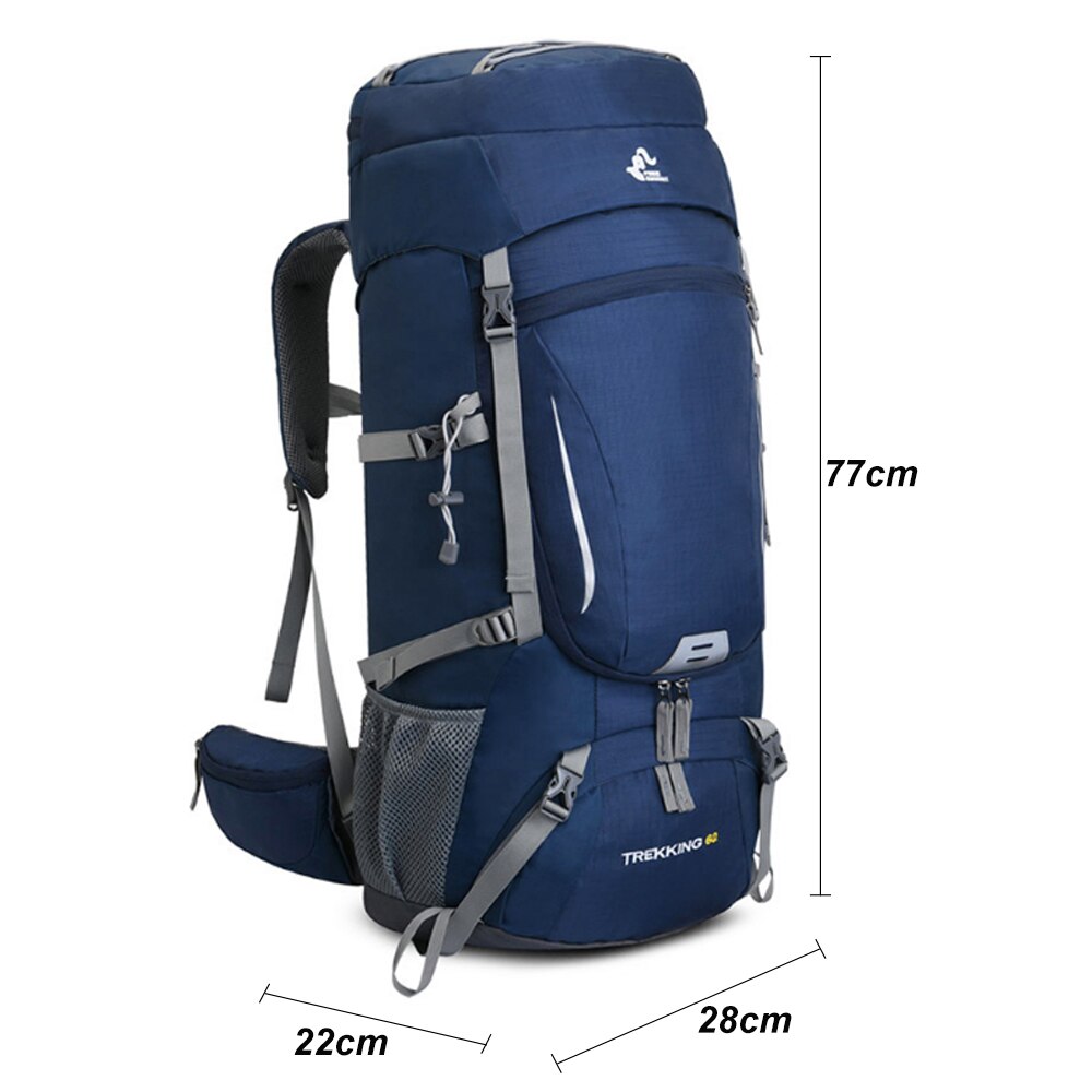 AdventureMax 60L Wasserdichter Wanderrucksack