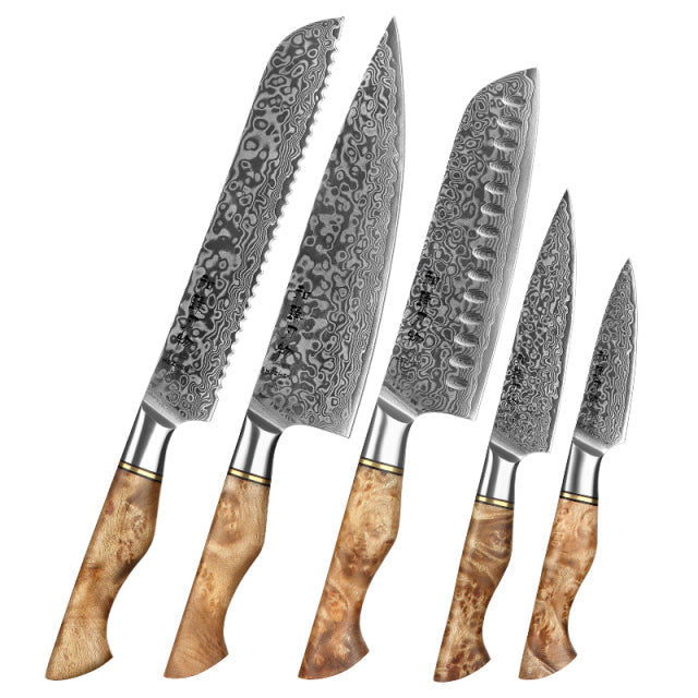 ZenEdge Blades - Japanisches Damaszener-Messer-Set