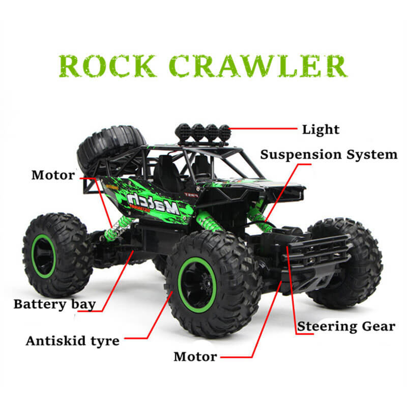 TrailBlaze 4x4 Rock Racer RC Monster Truck