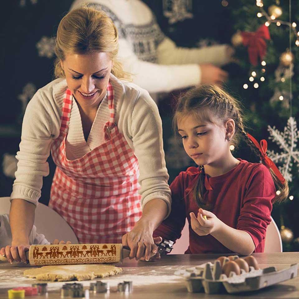 DesignMaster Geprägter Nudelholz