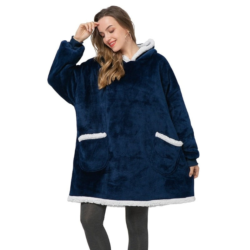 CozyCloud - Übergroßer Kapuzen-Kapuzenpulli