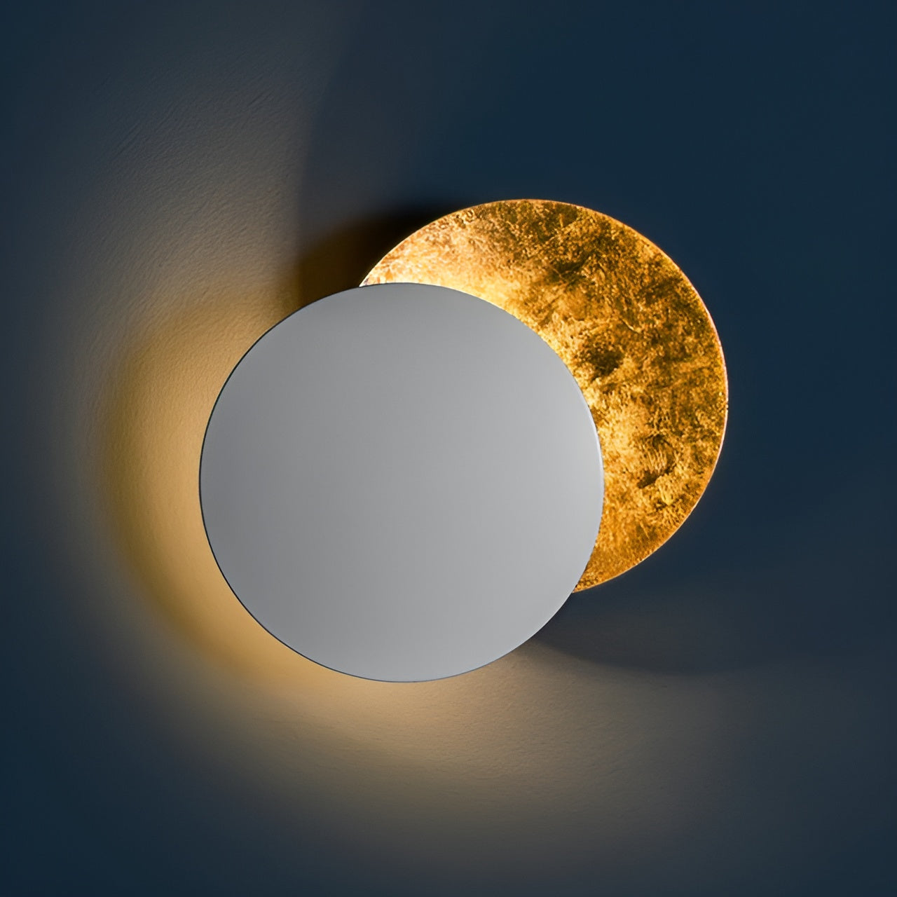 LunarLuxe LED-Wandleuchte - Mondphasen-Wandleuchte