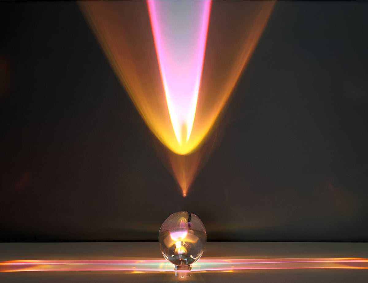 SkyGlow Prisma-Lampe - Magische Kristall-Lampe für Heimdekoration