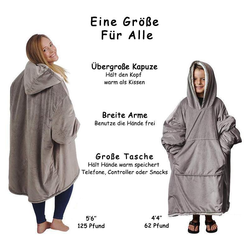 SnugWrap übergroße tragbare Decke