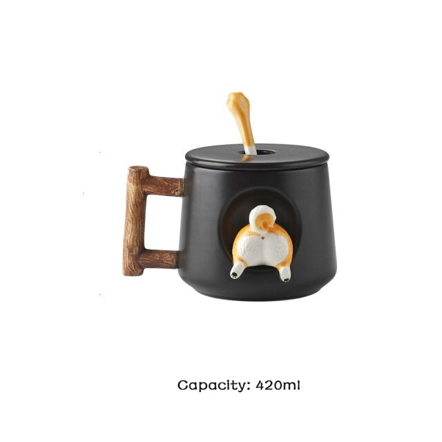 Pawsome Shiba Inu Keramik Becher