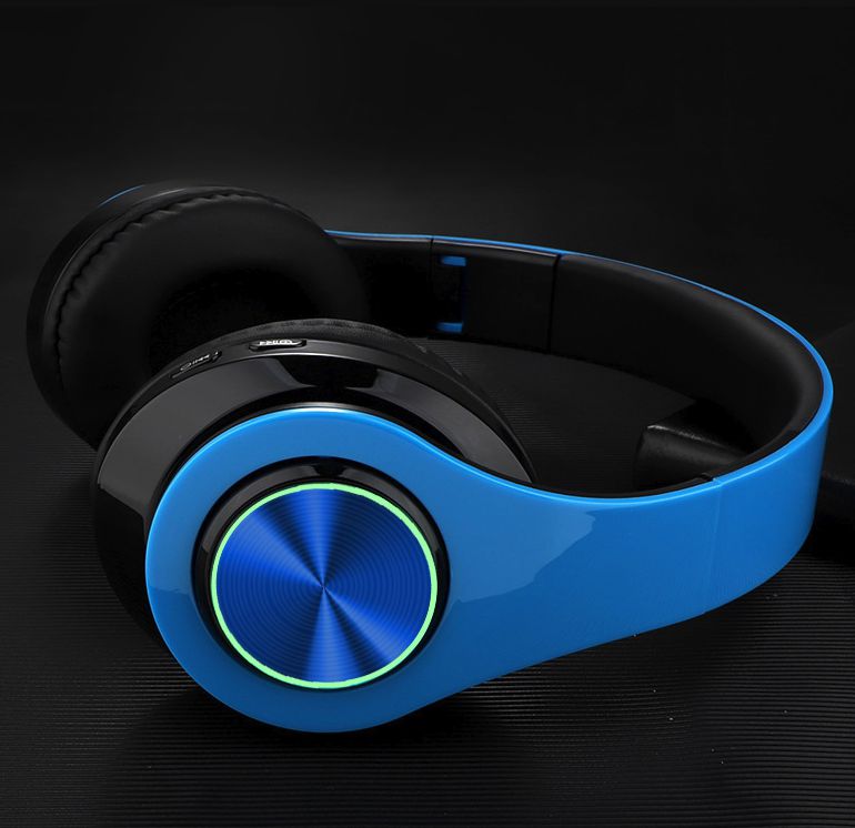 Kabellose Big Bass Over-Ear Bluetooth-Kopfhörer Mit Mikrofon