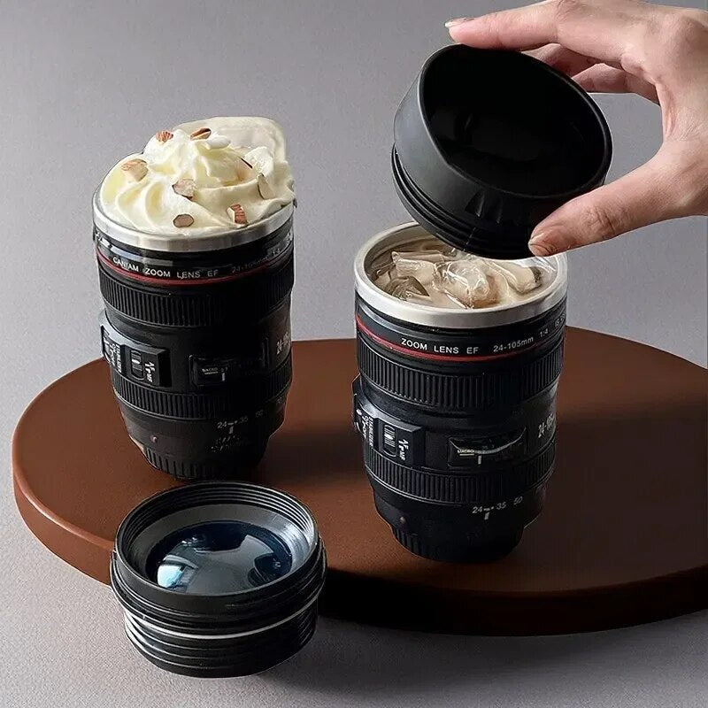 SnapShot Sip Becher - Fotografie Kamera Objektiv Kaffeebecher
