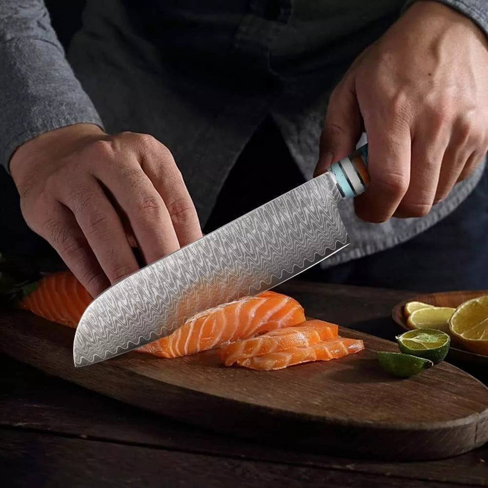 Bladewave Pro Set - Küchenmesser aus Damaszenerstahl