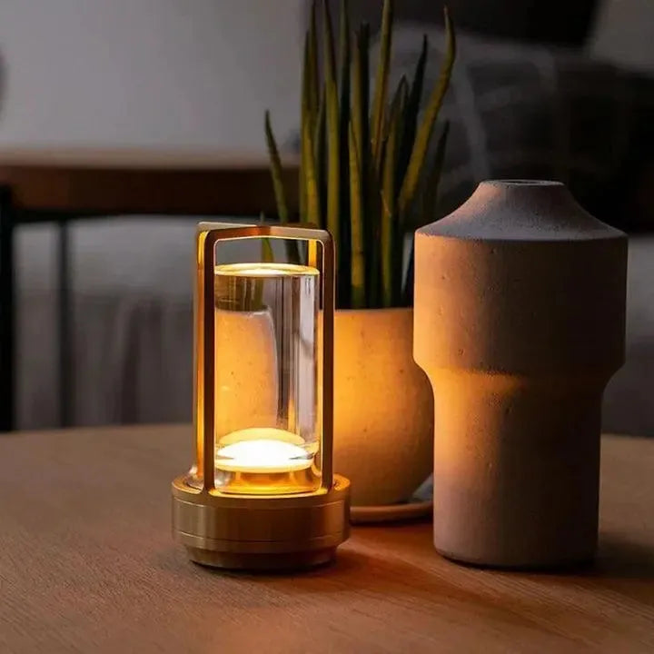 CozyGlow Laterne - Tragbare nordische LED-Lampe