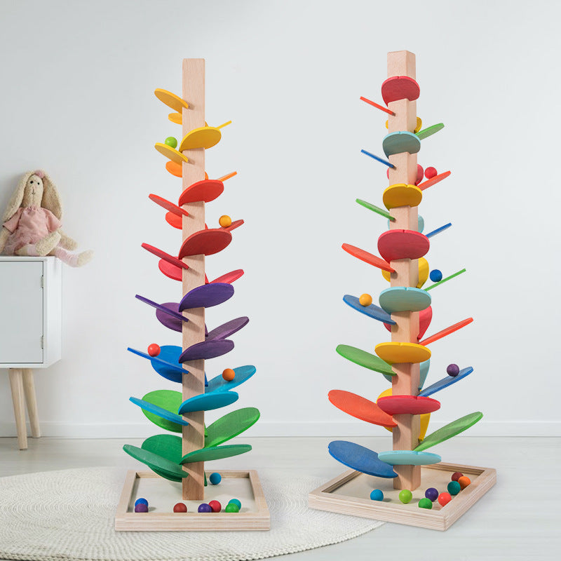 CuriosityCascade - Montessori-Holzmurmelbahn