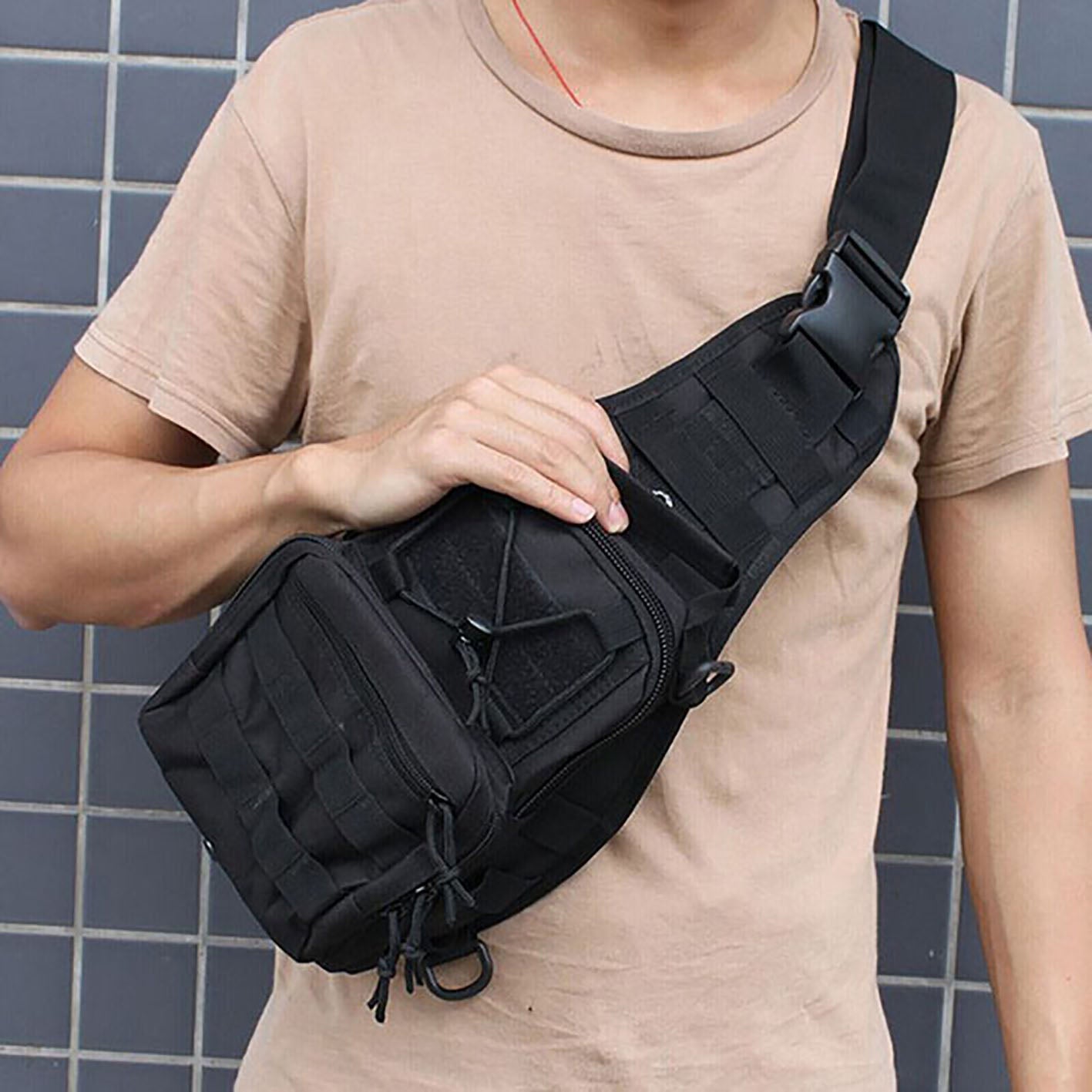 Outdoor Crossbody Sling Backpack