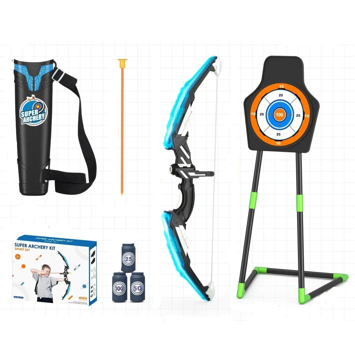 Bogenschießen-Abenteuer-Set für Kinder