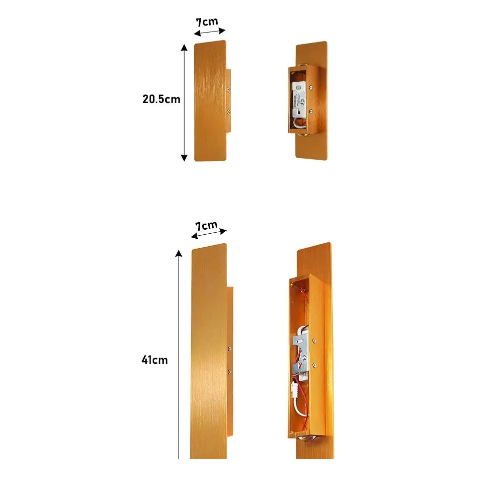Moderne wetterfeste LED-Wandleuchte