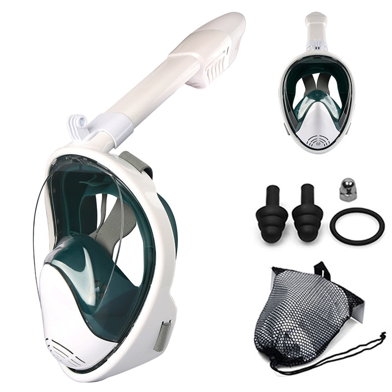 Vollgesichts-Schnorchelmasken-Set