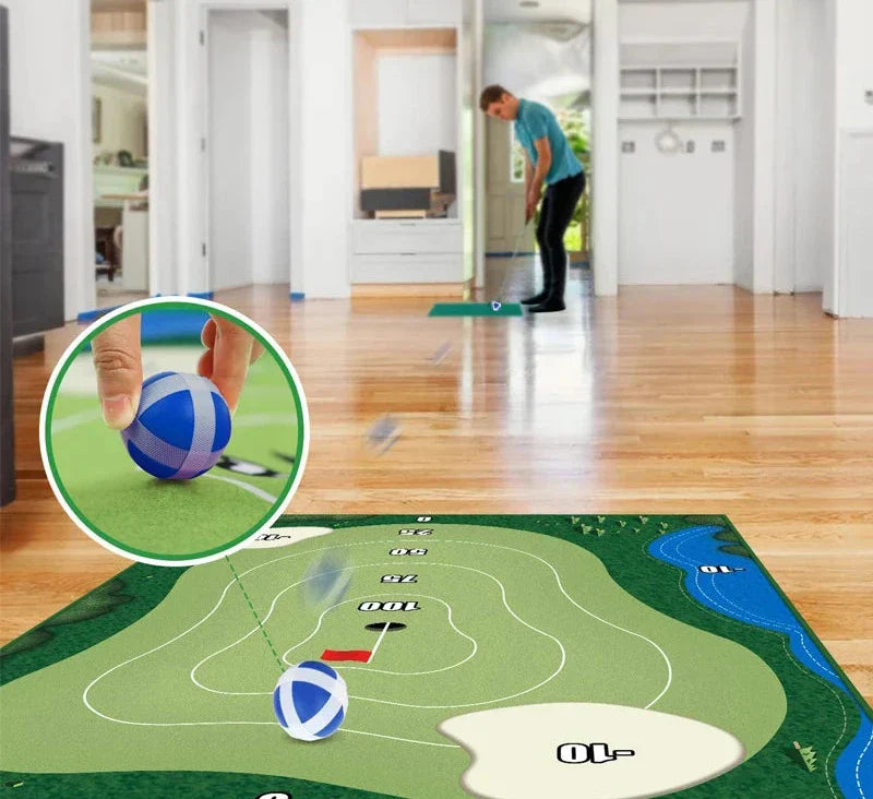 PuttPlay Elite - Indoor-Golfset für zu Hause