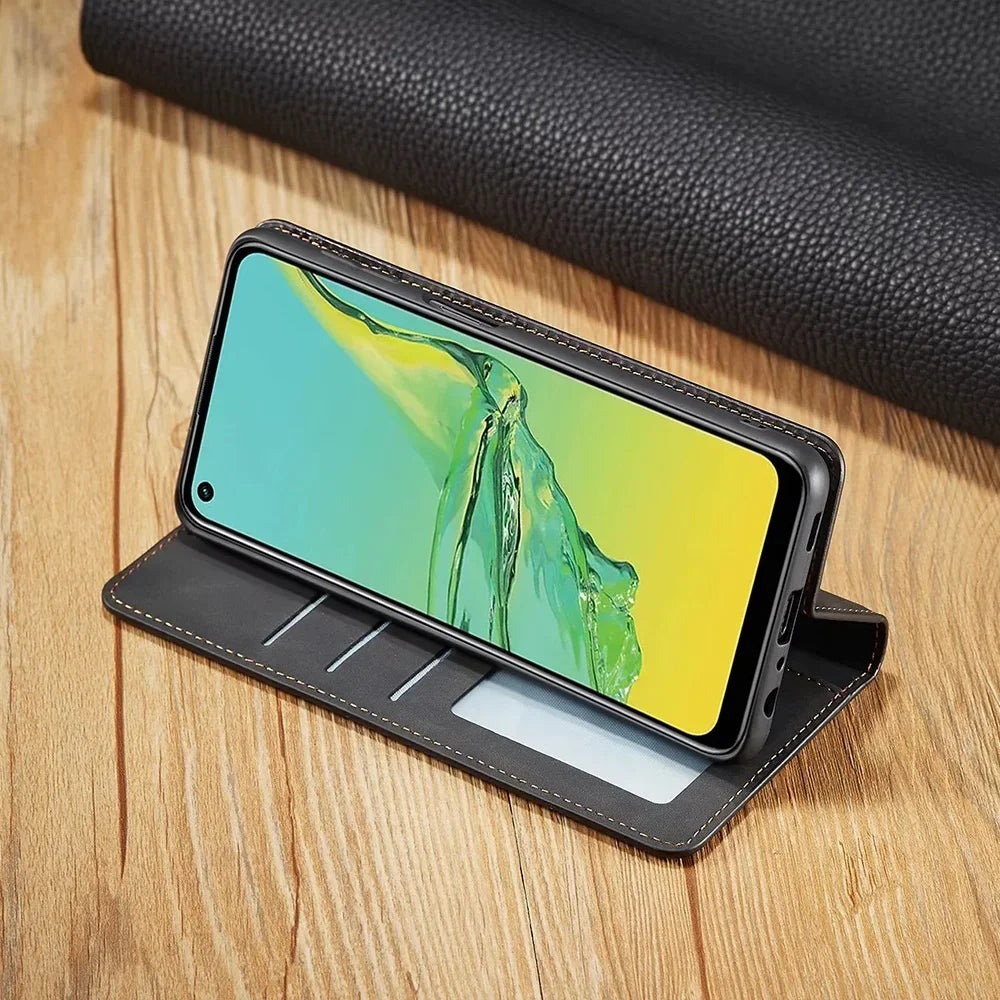 EliteGuard Leder Samsung Tasche