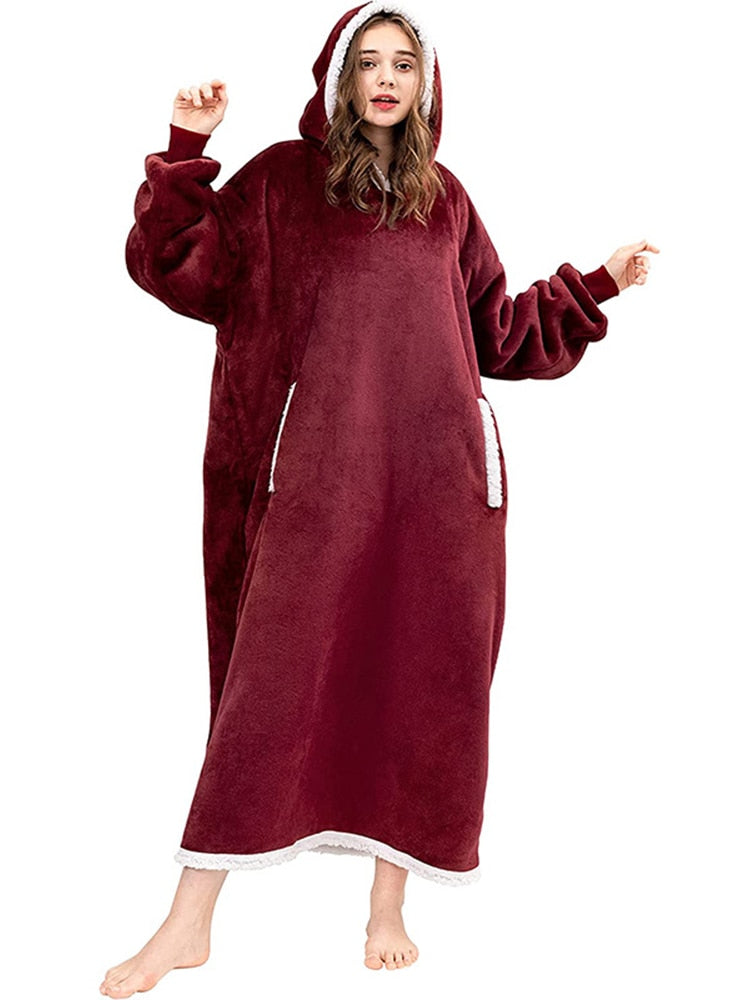 Übergroßes Kapuzen-Sweatshirt für ultimativen Komfort und Wärme