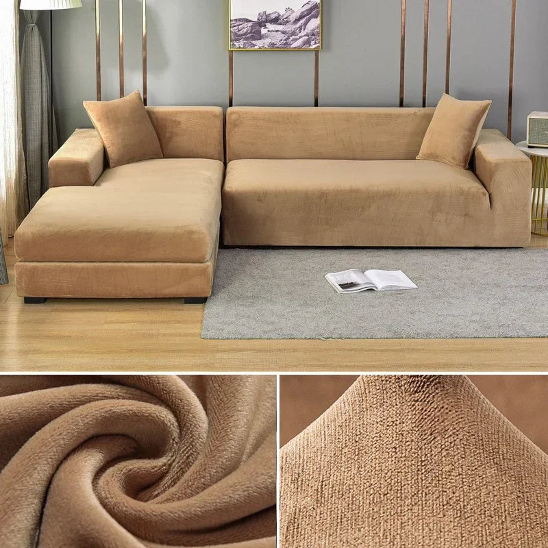 Plüschsofa Stretch Abdeckung