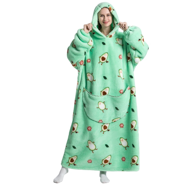 Riesige Cartoon-Hoodie-Decke