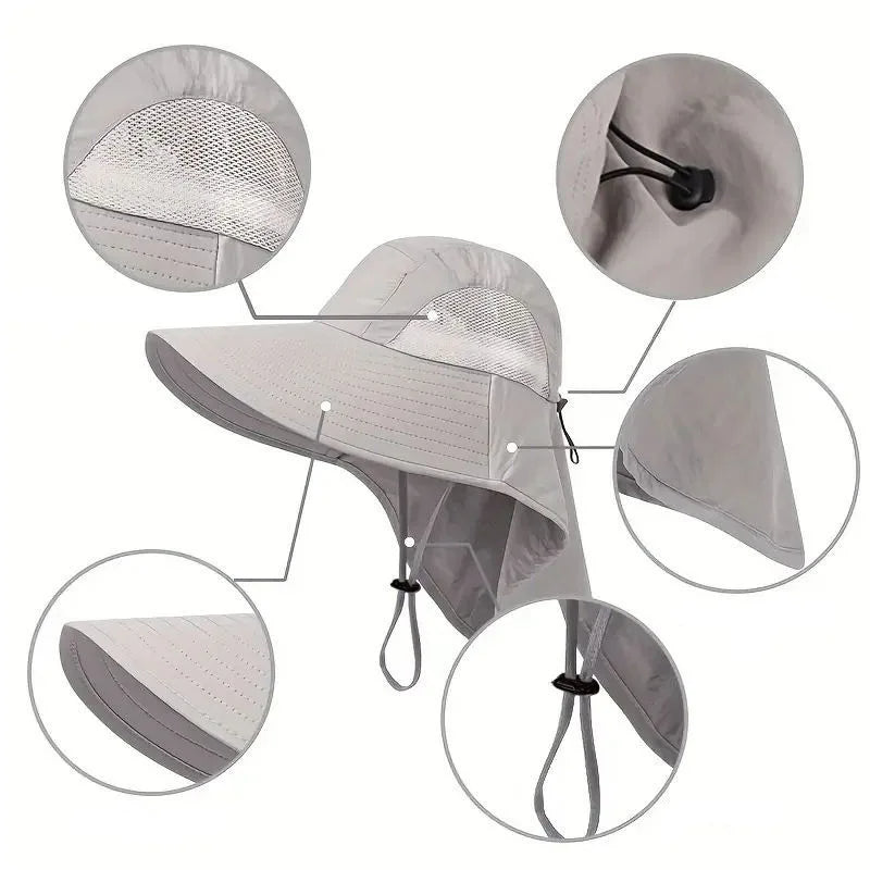 Sunshield Outdoor Fisherman Hat