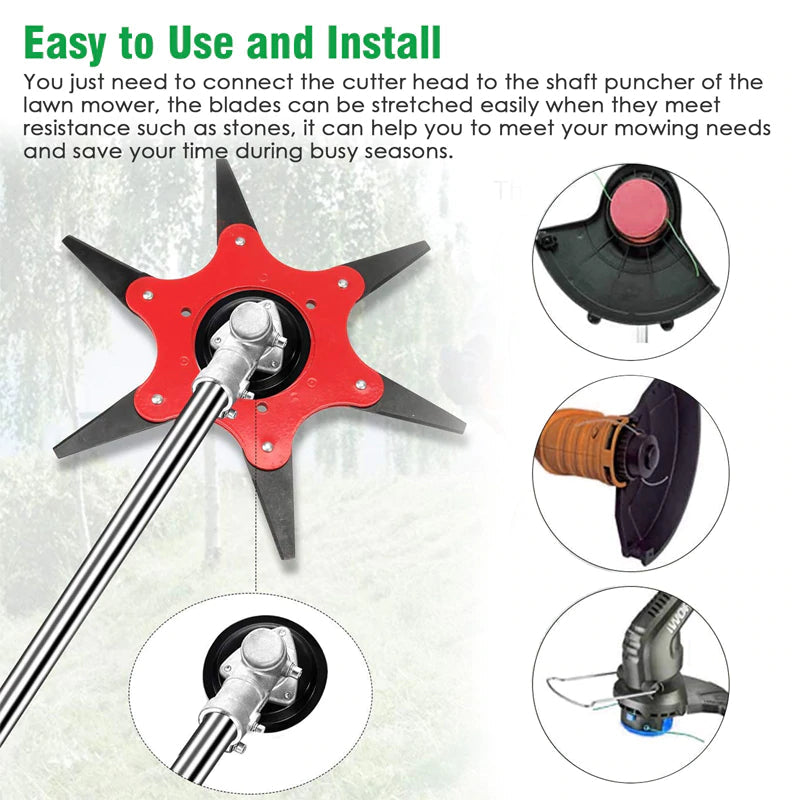 BladeMaster Pro - 6-Klingen-Trimmerkopf-Ersatz