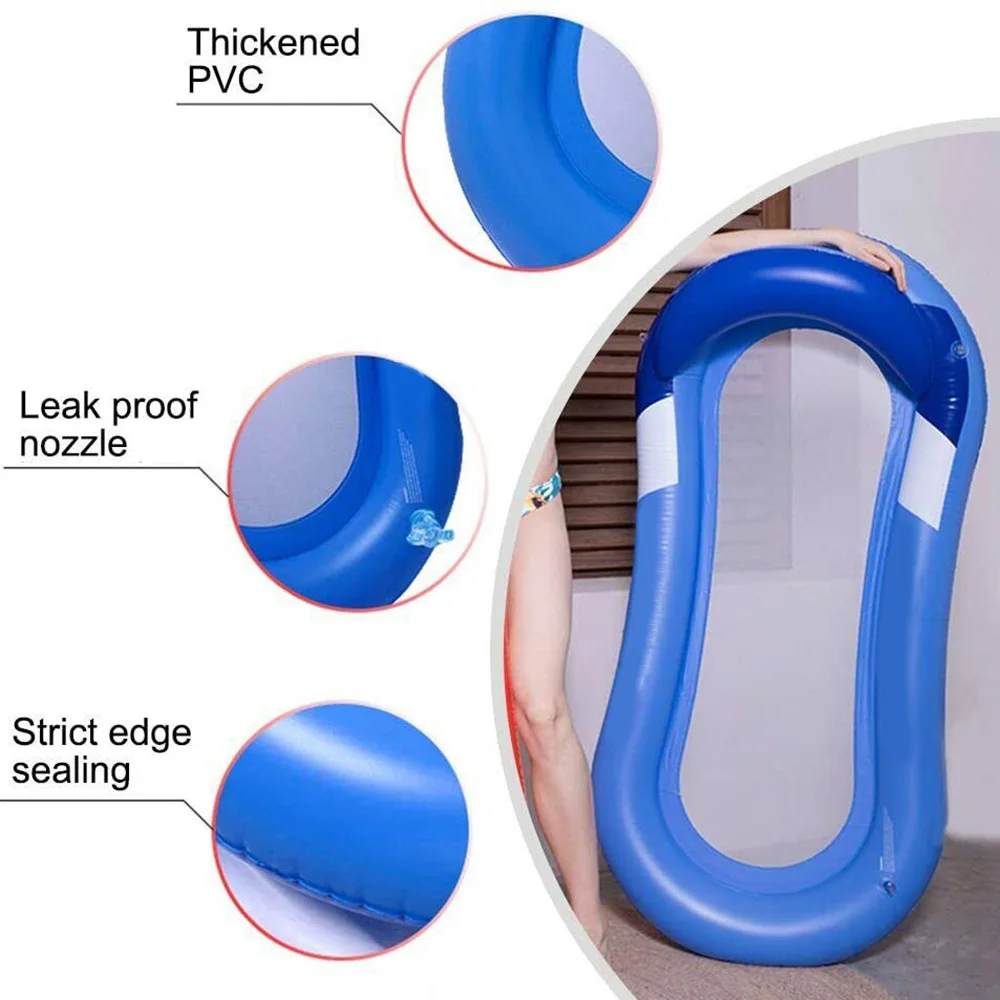 EasyFlow Lounger - Aufblasbarer Pool-Schwimmer für Erwachsene