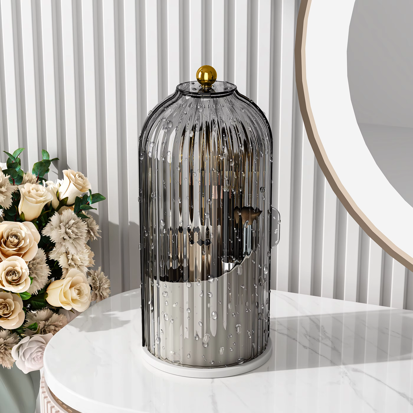 GlamTurn 360° drehbarer Makeup-Organisator