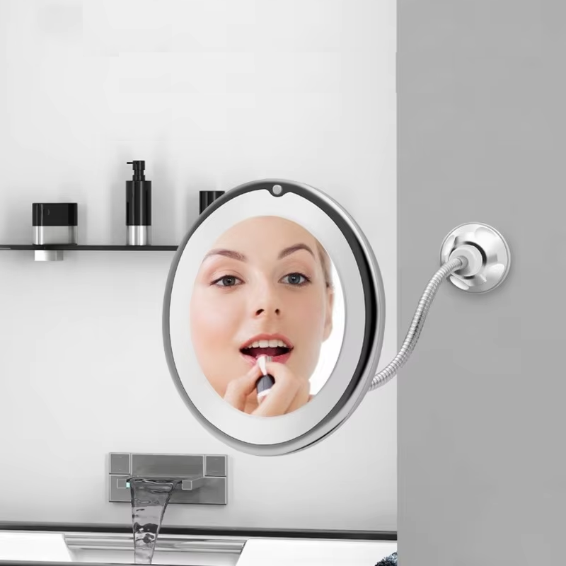 GlowFlex Mirror - Makeup-Spiegel mit 10facher Vergrößerung und Licht