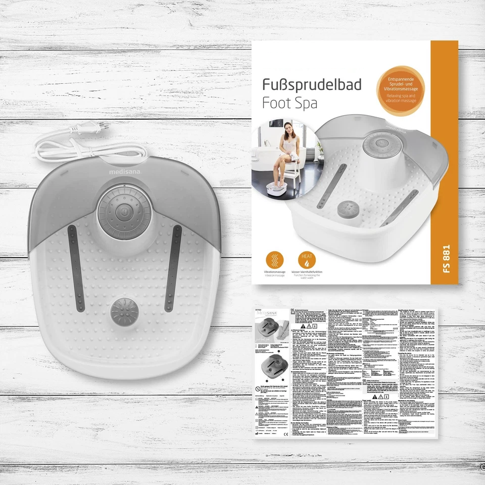 SootheStream Spa - Fußsprudelbad mit Wärme und Massage