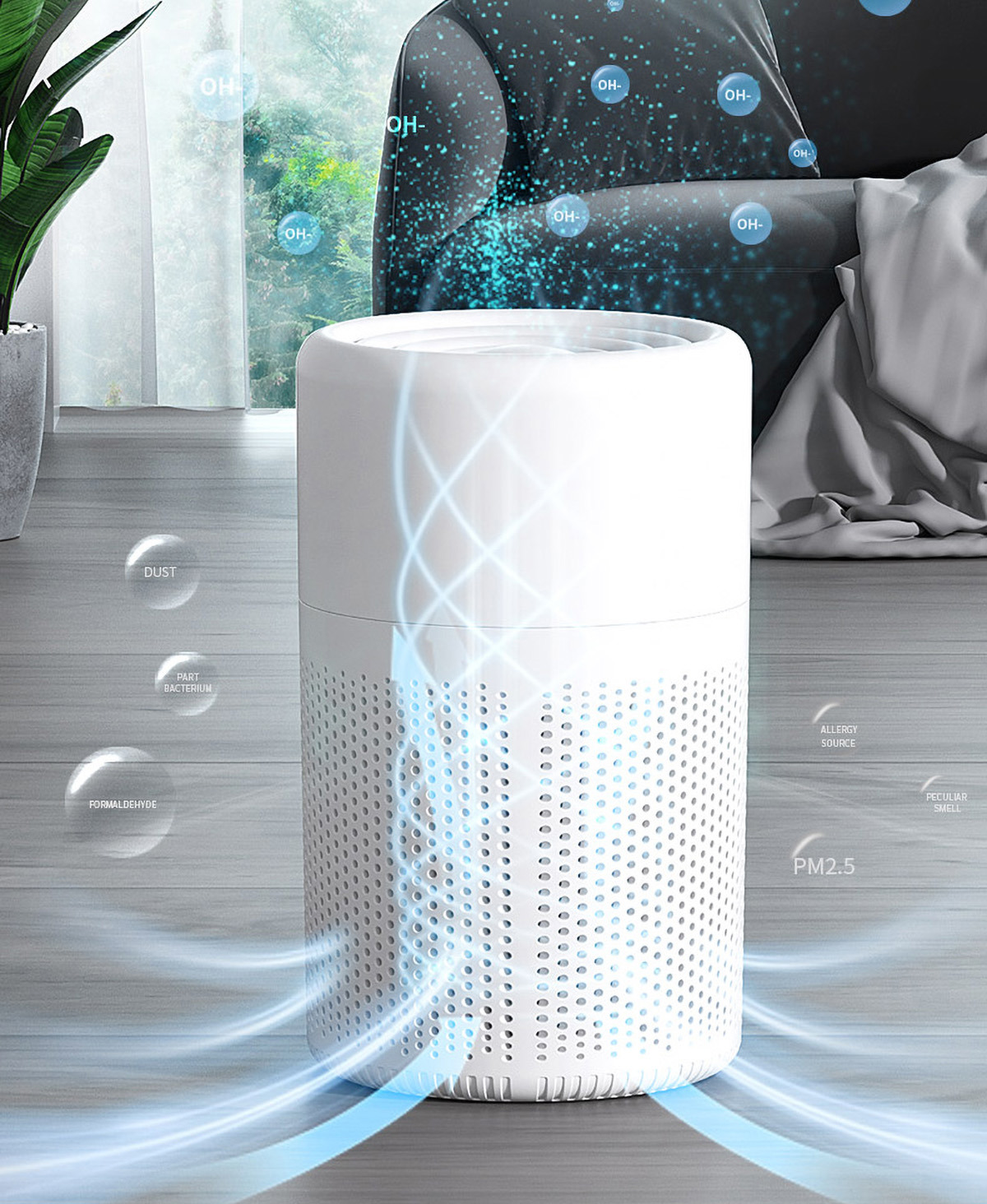 BreevaAir - Tragbarer HEPA Luftreiniger