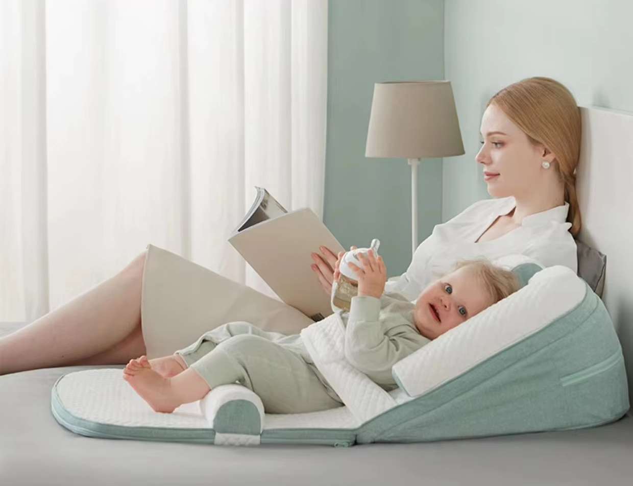 SnuggleNest Pro - Baby-Seitenschläfer-Kissen