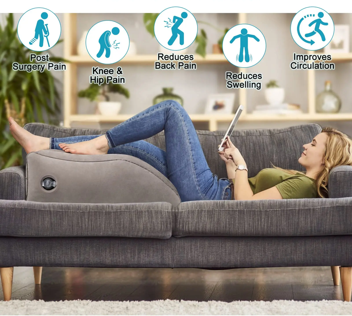 GlideFlex – Aufblasbares Reisekissen