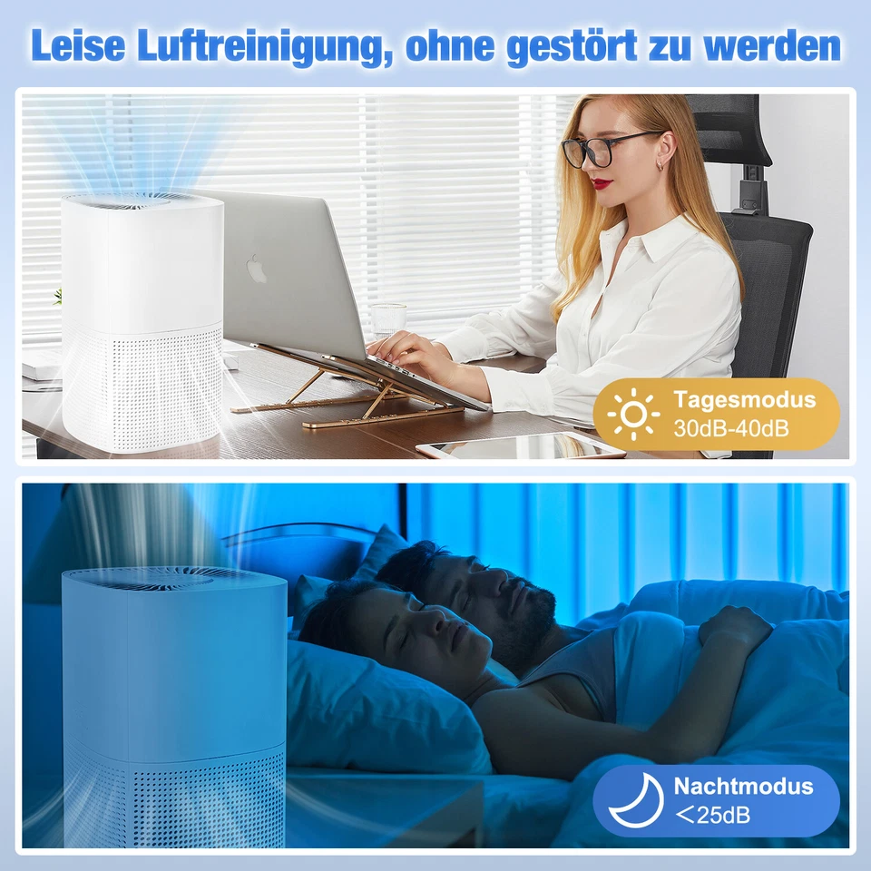 AeroSense - Leistungsstarker Luftreiniger mit HEPA-Filter