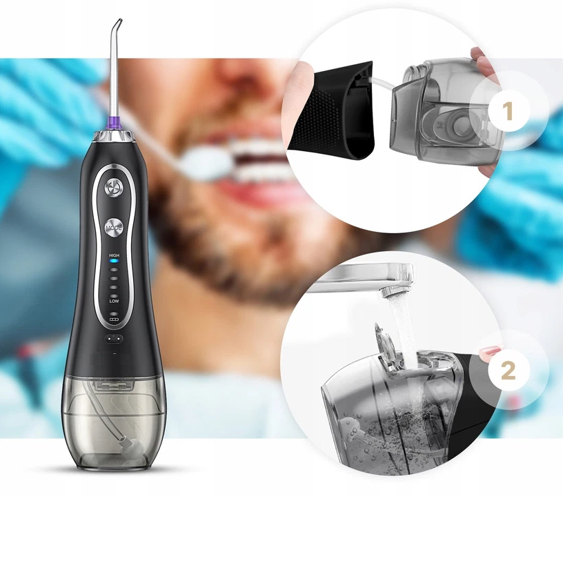 ZahnRein - Tragbarer Munddusche