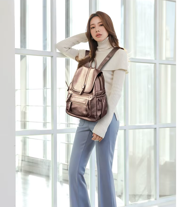 ChicCarry Leder-Rucksack