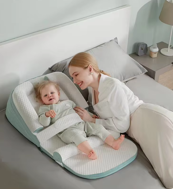 SnuggleNest Pro - Baby-Seitenschläfer-Kissen
