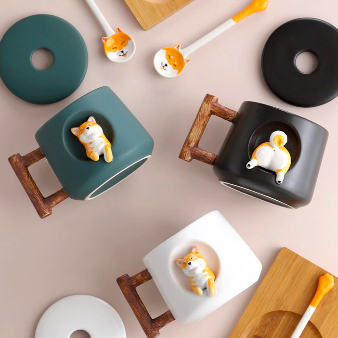 Pawsome Shiba Inu Keramik Becher