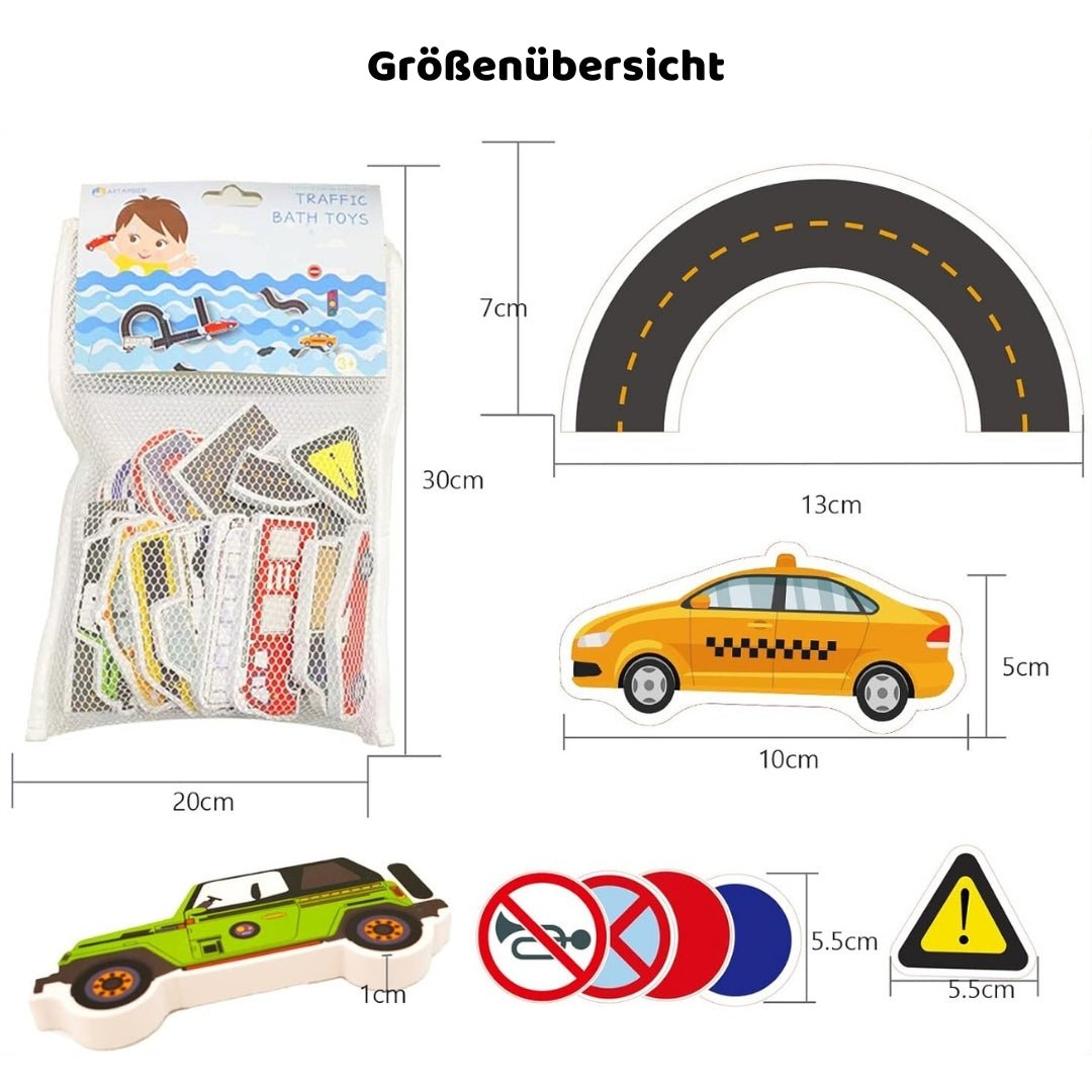 SplashCity Badespielzeug-Set - Badespielzeug für Kleinkinder