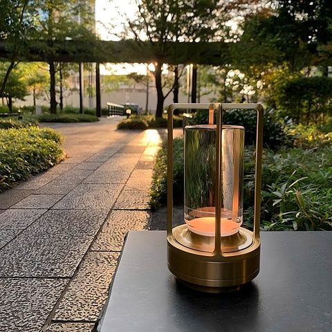 LuminaGlow - Luxaura LED Tischleuchte kabellos