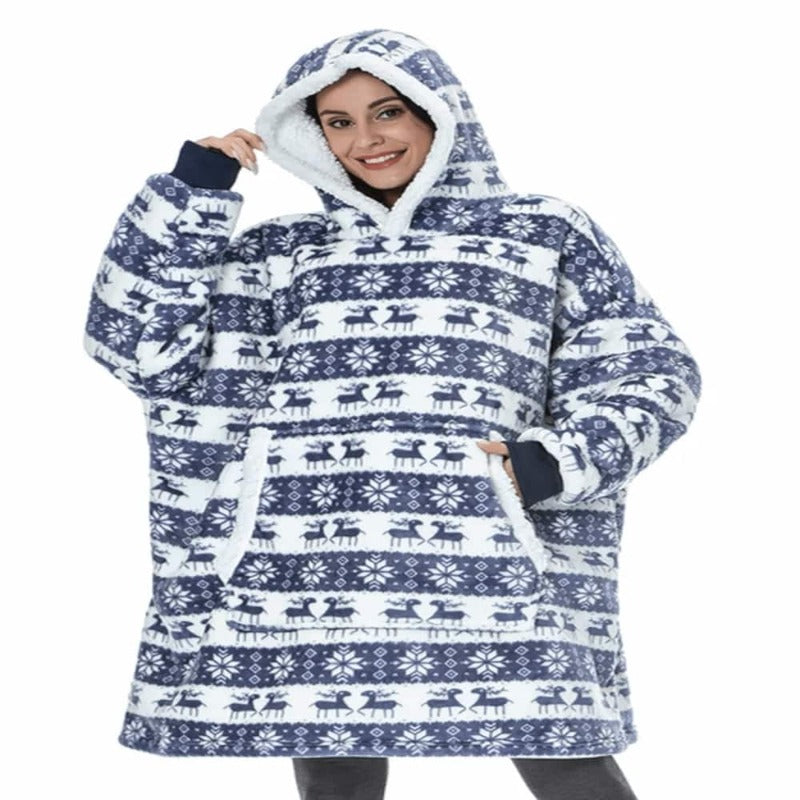 CozyCloud - Übergroßer Kapuzen-Kapuzenpulli