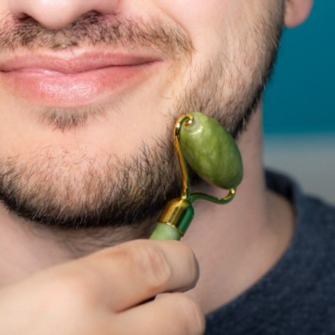 Radiant Jade Glow Gesichtsroller-Set