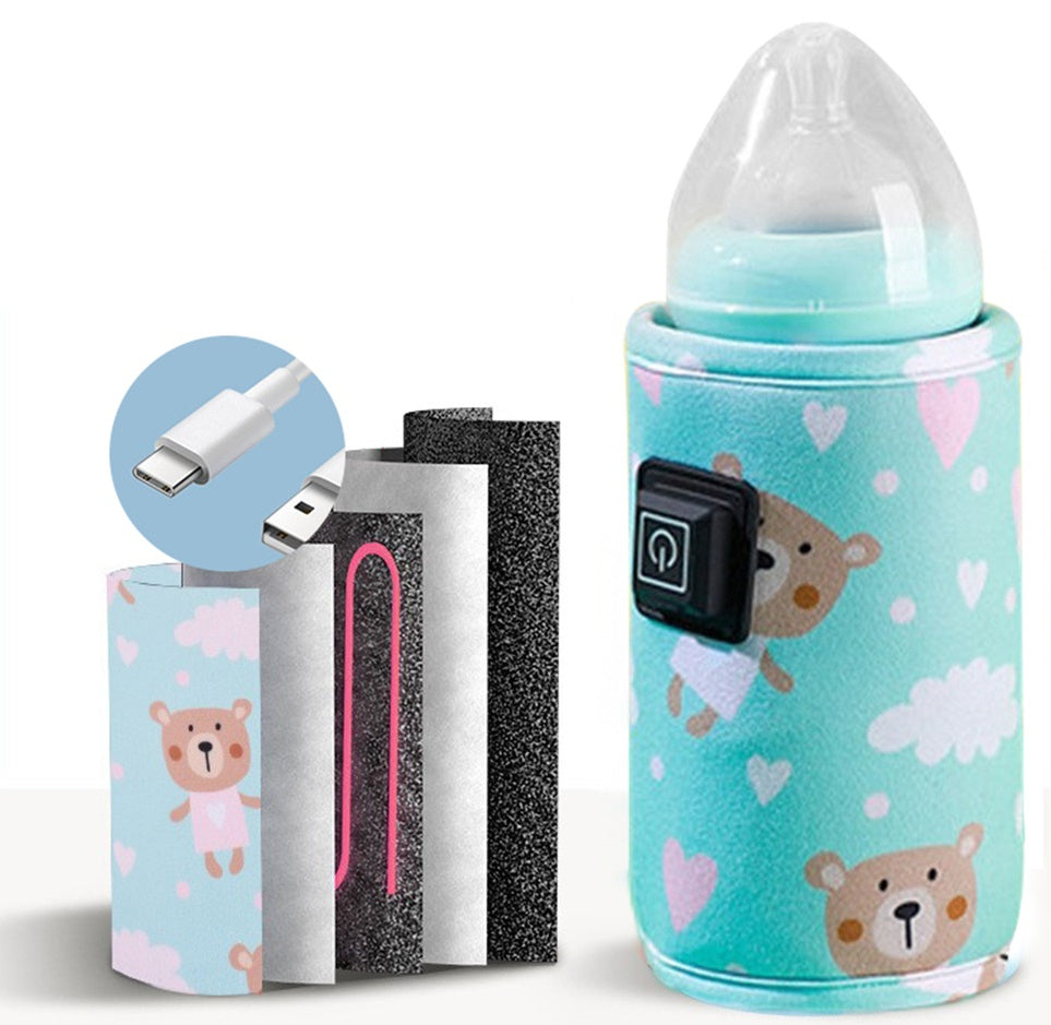 HeatOnGo Babyflaschenwärmer - USB-betriebener Flaschenwärmer