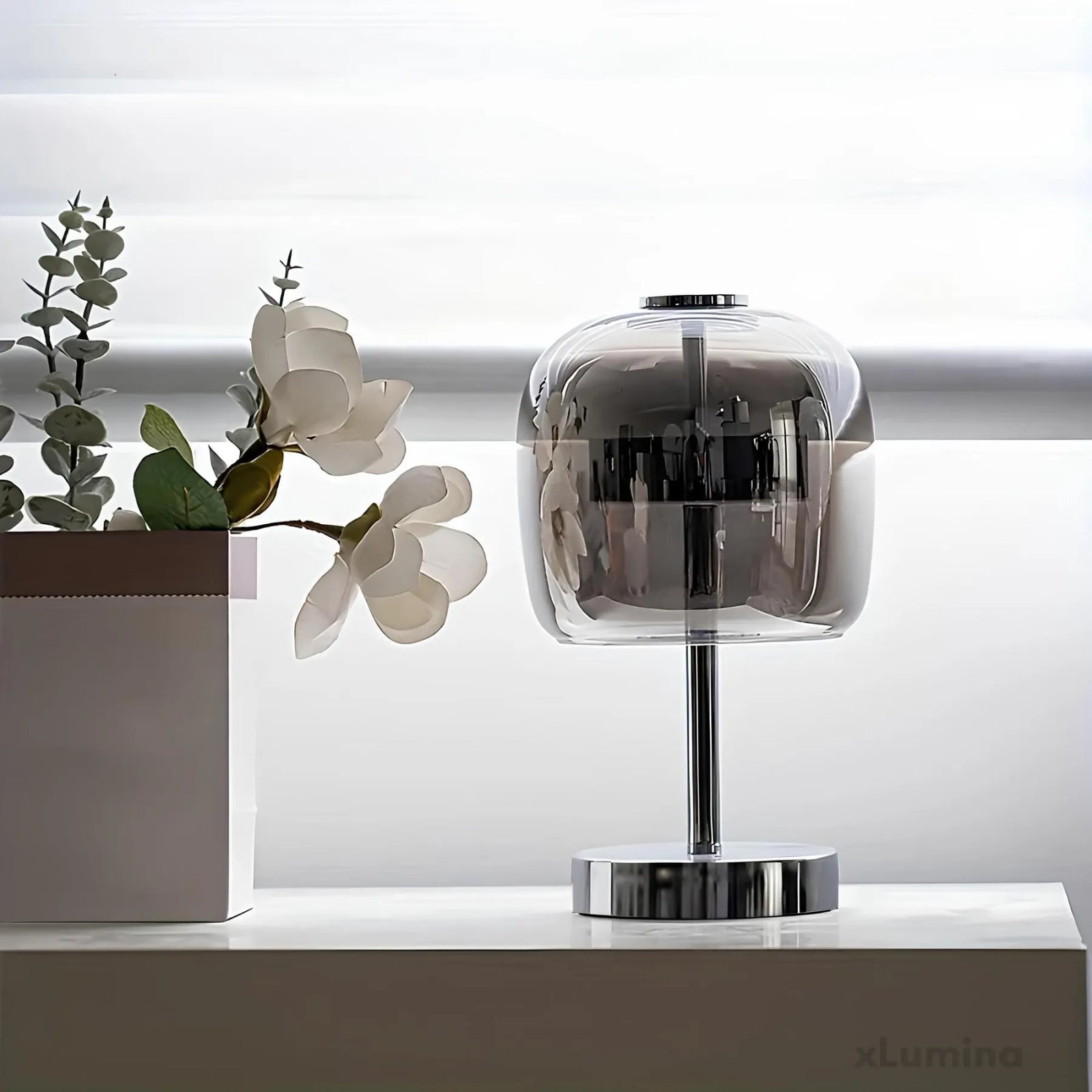 Nordische Glaslampe - Moderne Tischlampe