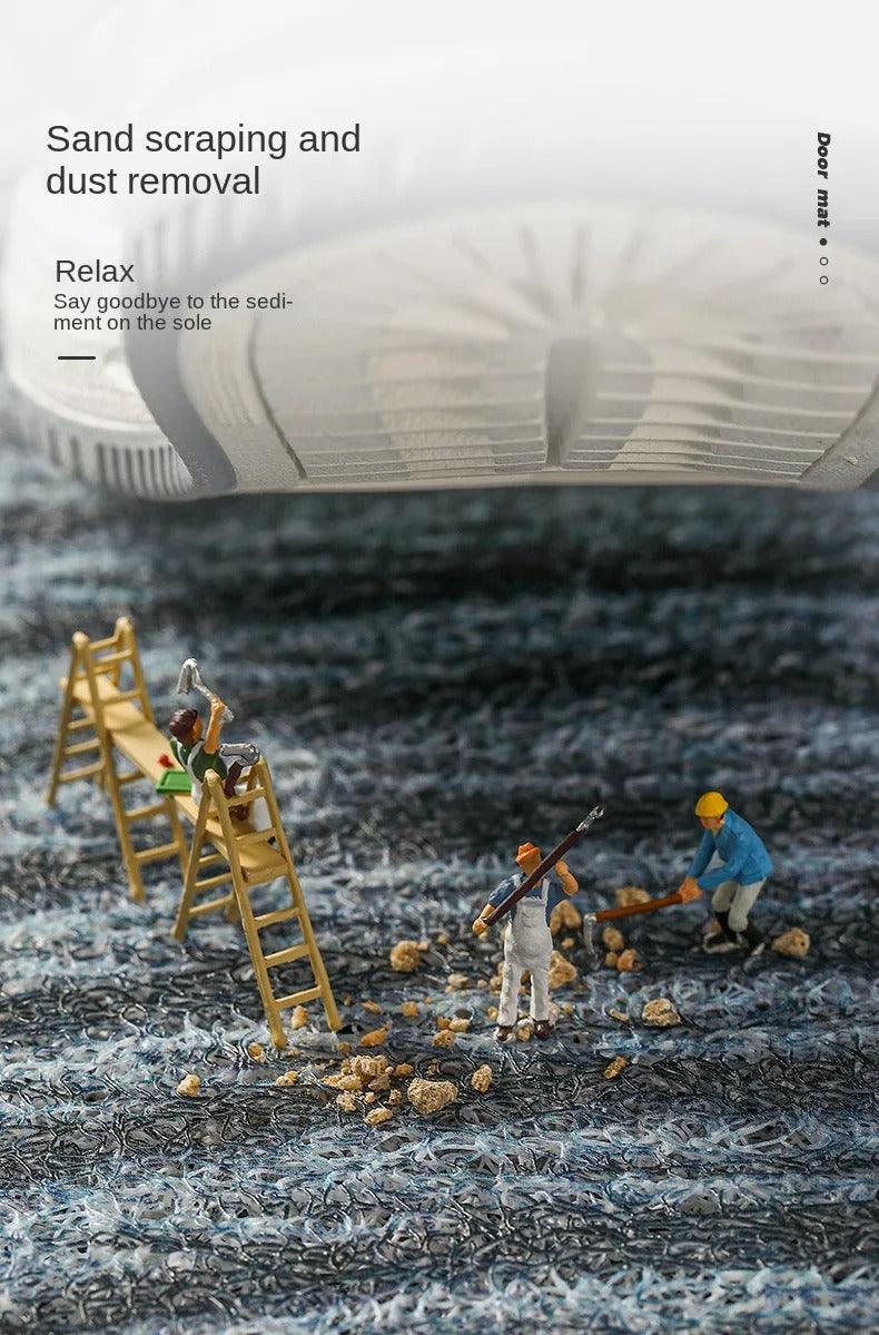 CleanStep PVC-Eingangsmatte - Rutschfester Schmutzfänger