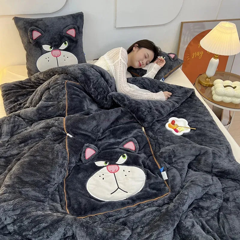 CozyRest Bundle - Decke und Kissen Set