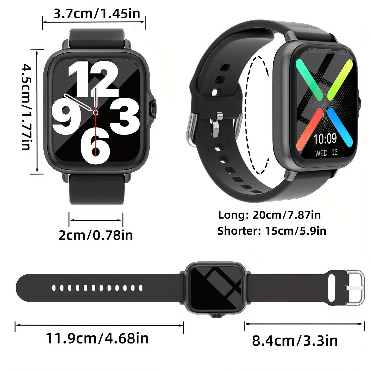 SmartFit Wasserdichte Smartwatch