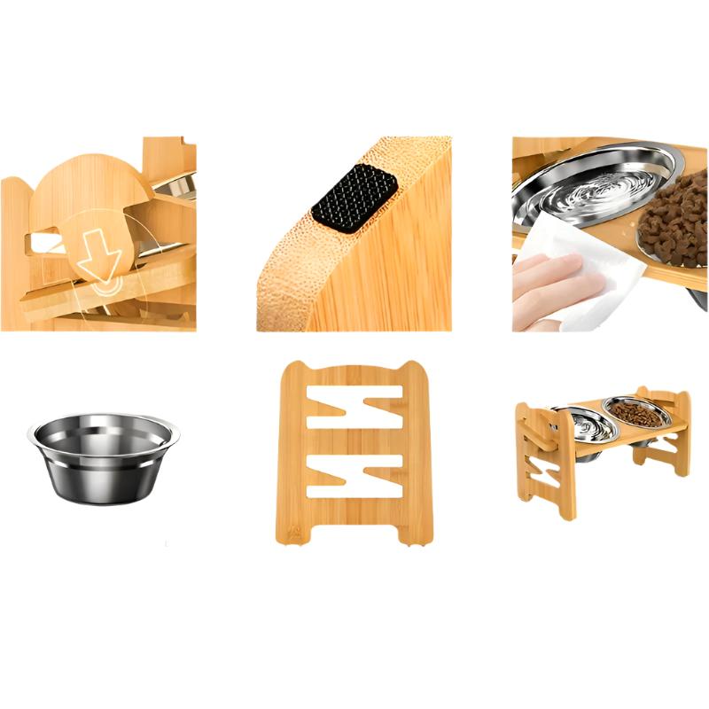 ElevateFeeder - Verstellbarer erhöhter Hundenapfständer