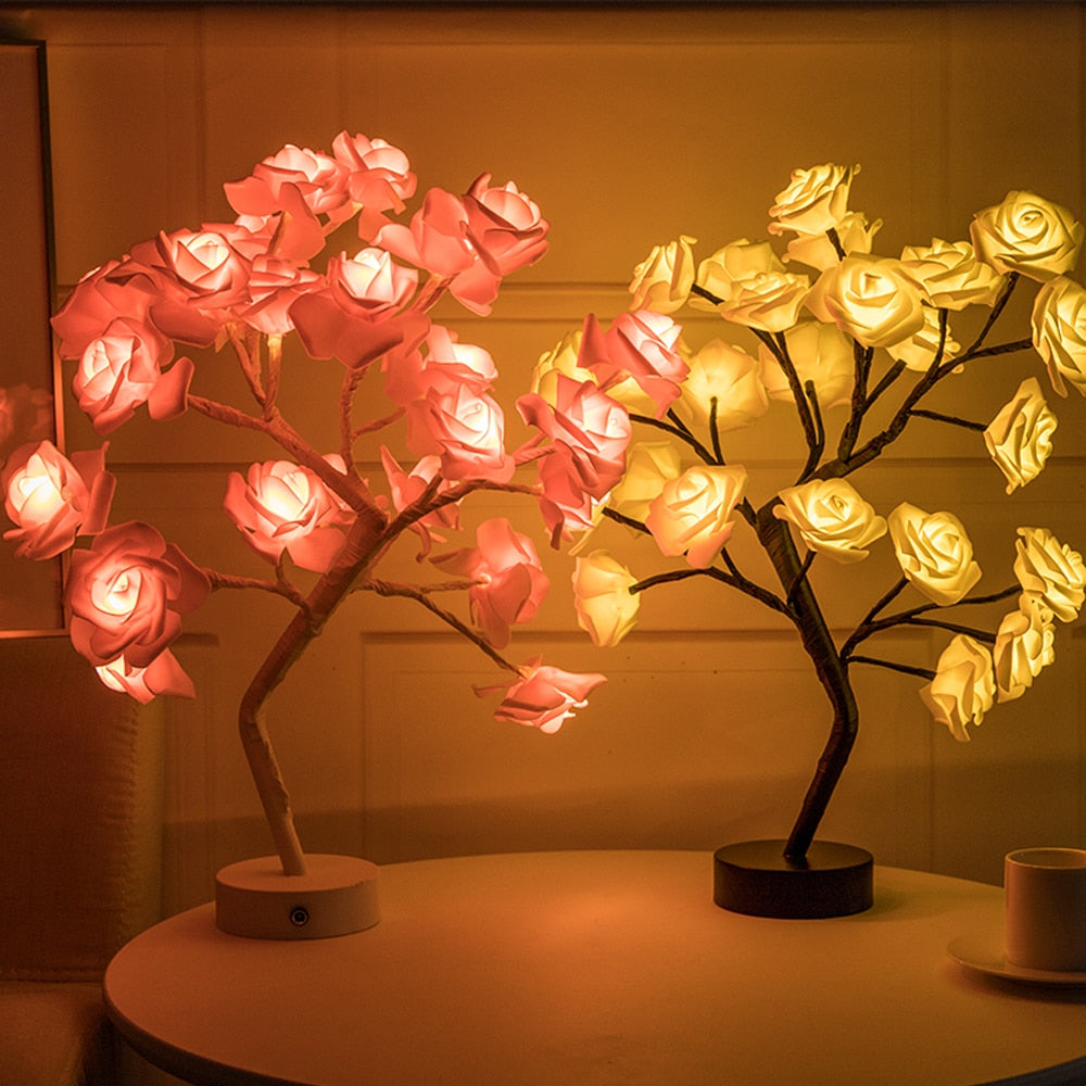 RoseGlow LED-Lampe