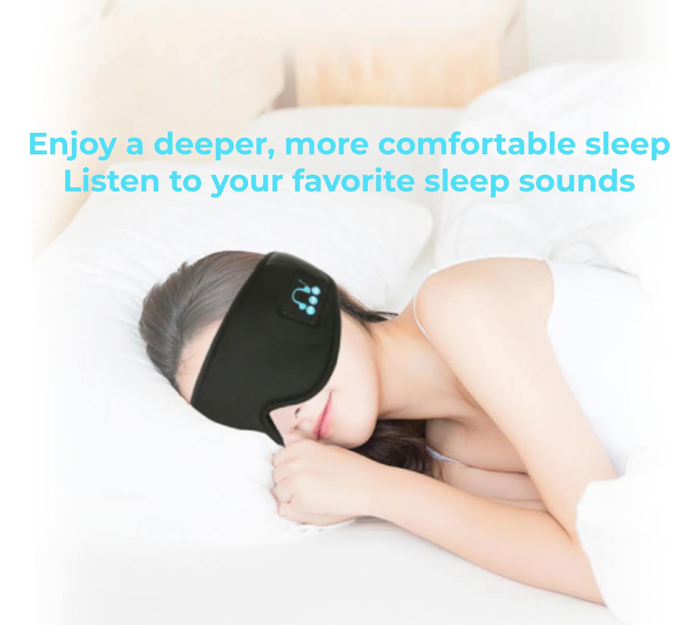 NightHarmony Ultra - Schlafmaske mit integriertem Kopfhörer